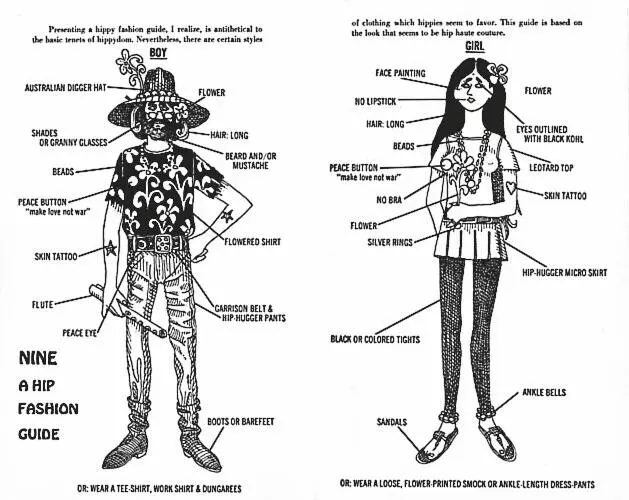 Руководство как определить по внешним признакам хиппаря или хиппушку Хиппи - фото 3
