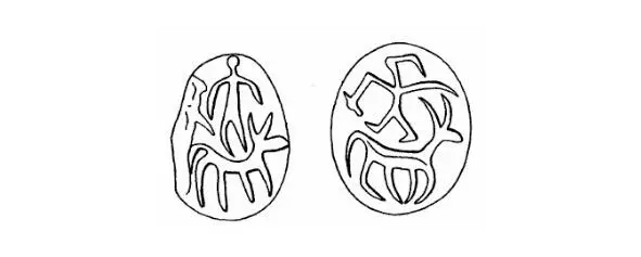 Печати из Самарии с изображением стоящего на быке бога VIII в до нэ Кроме - фото 21