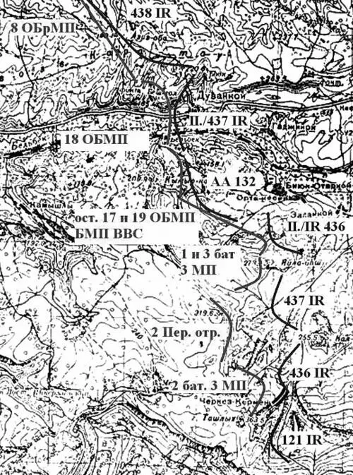 Обстановка 6 ноября 1941 г и расстановка частей на передовой Таким образом - фото 22
