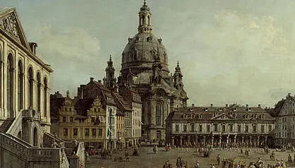 Canaletto View of the Neumarkt in Dresden from the Jüdenhofe Поездка в - фото 14