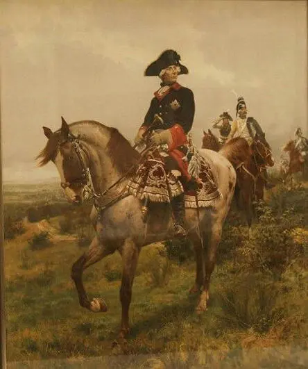 Фридрих верхом на коне автор неизвестен Участник Семилетней войны граф - фото 26