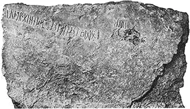 Камень из Кюльвера с руническим алфавитом Камень из Дании Готский - фото 3