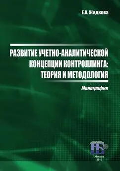 Елена Жидкова - Развитие учетно-аналитической концепции контроллинга. Теория и методология