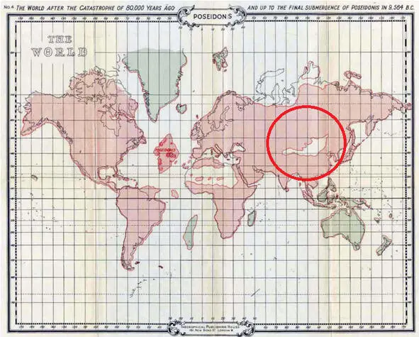 Рис 1б Центральноазиатское Гобийское море перед затоплением Посейдониса - фото 2