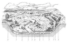 Рис 21Строение речной долины рaзвитaя нa рaвнине НП Костенко 1 - фото 7