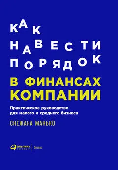 Снежана Манько - Как навести порядок в финансах компании: Практическое руководство для малого и среднего бизнеса