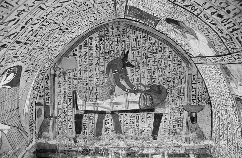 Настенная роспись гробницы Долина цариц Луксор Египет Система образования - фото 16