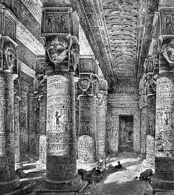 Колонны с изображением Хатхор Колонны также украшали изображения богов В - фото 37