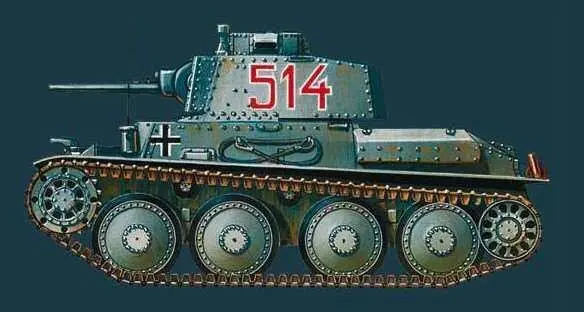 PzKpfw 38t чешский легкий танк с 1939 г состоявший на вооружении - фото 74