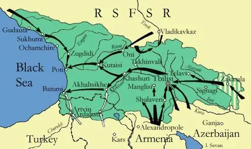 Первоначально в русскогрузинской войне преимущество было на стороне русских - фото 75