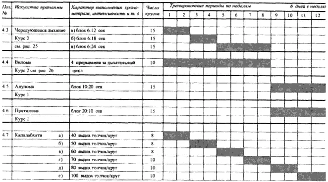 Рис 32 Урок 3 Расписание тренировки Урок 4 Программа первых 12 недель По - фото 38