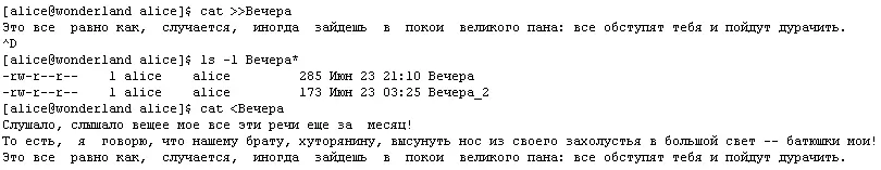 Рис 131 Как и перенаправление вывода в файл перенаправление вывода в конец - фото 31