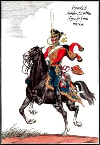 Лейбгвардии Гусарский полк был сформирован в 1796 году В Отечественную войну - фото 17