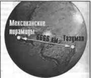 Расстояние между мексиканскими пирамидами и руинами пирамид Тазумал составляет - фото 270