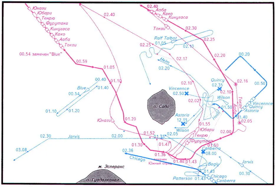 Бой у о Саво 89 августа 1942 г Американское командование объяснило - фото 8