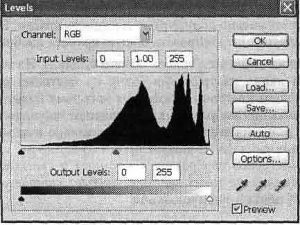 Рис 1410 Окно команды Levels Большую часть окна занимает график - фото 69
