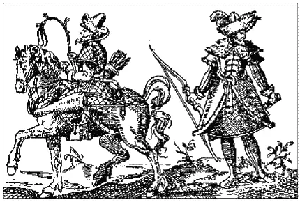 Московские воины XVI века немецкая гравюра В начале зимы 1564 года Грозный - фото 20