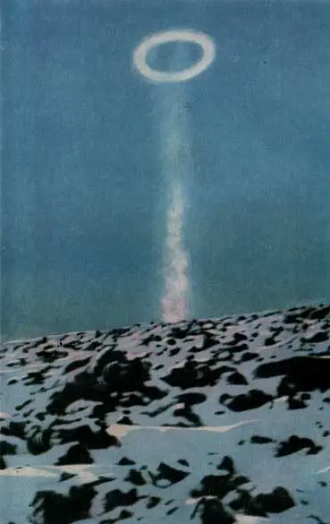 Газовое кольцо над бокка Нуова Извержение западной бокки на Этне Апрель - фото 17