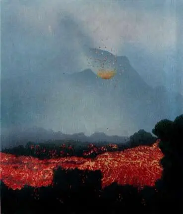 Извержение западной бокки на Этне Апрель 1971 года Этна Небольшой поток - фото 18