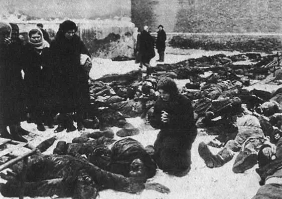Перед бегством из РостованаДону фашисты вывели во двор тюрьмы всех - фото 47