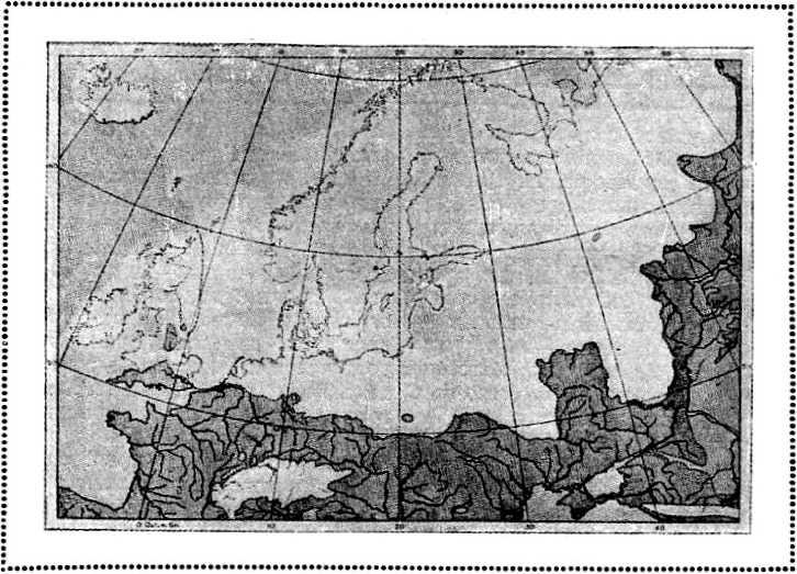 Карта наибольшего распространения ледников в Европе в ледниковую эпоху во - фото 4