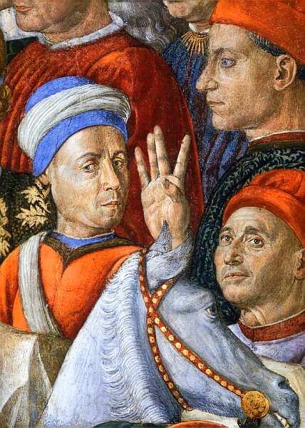 Поклонение волхвов Бенщцо Гоццоли вторая половина XV в Фрагмент фрески на - фото 4