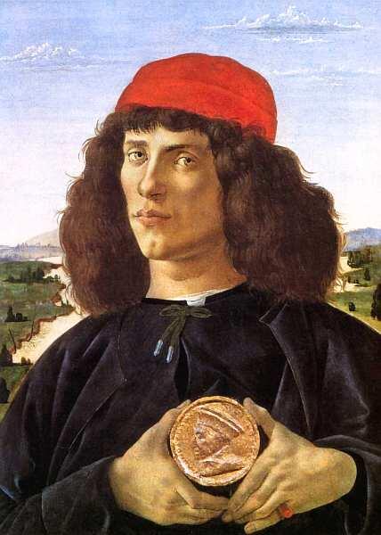 Портрет Пьеро ди Лоренцо Медичи Сандро Боттичелли 1488 г галерея Уффици - фото 5