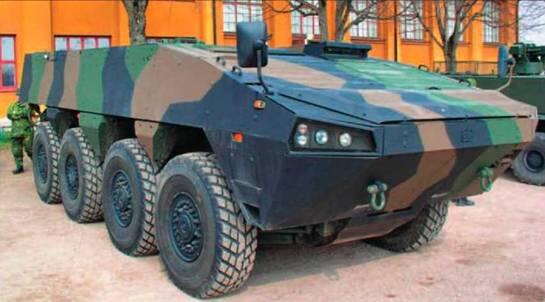 Базовая модель бронированной колесной машины Patria AMV История разработки - фото 19