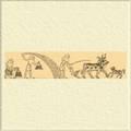 Сев Древнеегипетское изображение Взрыхление почвы и образцы мотыг - фото 2