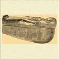 Египетский саркофаг времен XIX династии Мумия в гробу Уже на саркофагах - фото 28