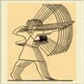 Египетские стрелки вооруженные луками Древнеегипетское изображение - фото 34