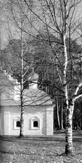 Архангельская церковь прячется за деревьями словно стыдясь своего скромного - фото 3