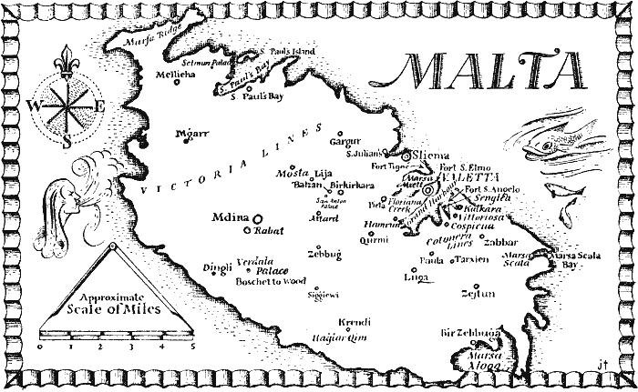 Старинная карта Мальты В античные времена Мальта притягивала к себе всех кто - фото 1