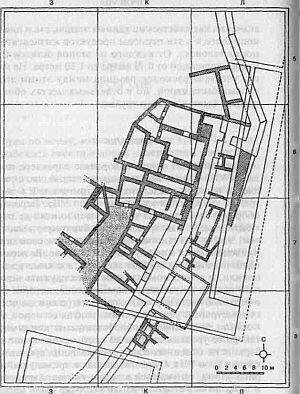 Рис 41 План зданий периода Трои VIIb у восточной стены крепости ТРОЯ VIIb - фото 109