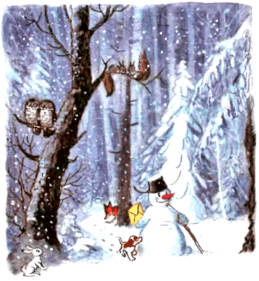 Долго шли Снеговик и Бобик и наконец пришли в огромный дремучий лес Выбежал - фото 10