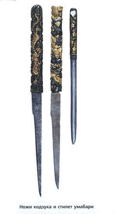Во времена непрерывных войн клинок кодзука был довольно крупным и повторял - фото 15
