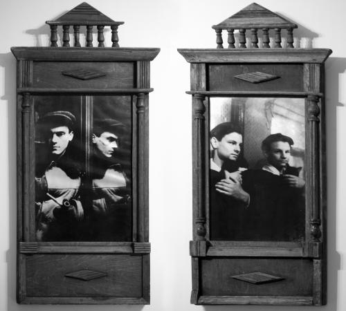 Двойные зеркальные портреты отца и сына в Домемузее Андрея Тарковского в - фото 1