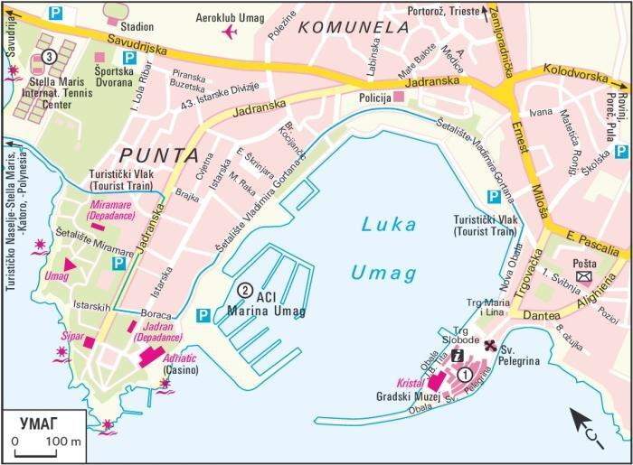 Карта УМАГ UMAG Умаг 2Umag центр отдыха растянувшийся на 20 км по - фото 17