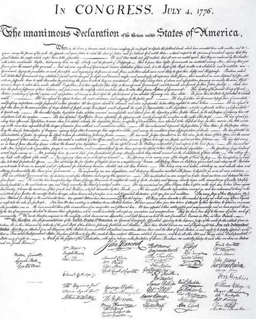 Декларация независимости США подписанная 4 июля 1776 года Сама Декларация - фото 2