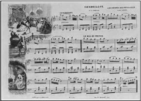 Иллюстрации к положенной на музыку сказке о Золушке Рисунок Шарля Франсуа - фото 25
