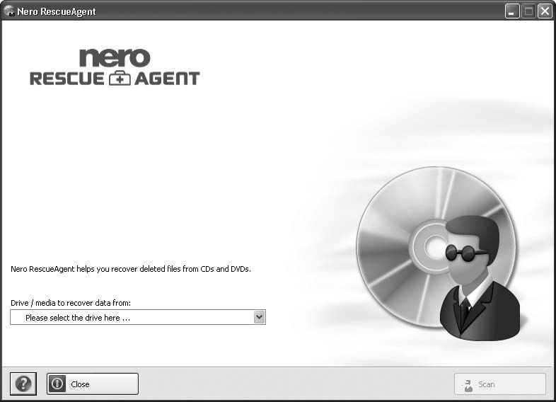Рис 912Рабочее окно программы Nero RescueAgent 2 В раскрывающемся списке - фото 120