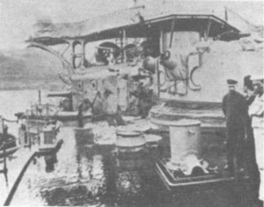 Ниссин после битвы в Японском море май 1905 г Крейсер Акаги 1927 г - фото 5