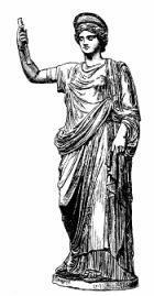 Юнона Прорисовка с античной статуи ЮПИТЕР римский бог соответствовавший - фото 292