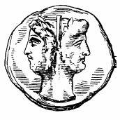Янус Изображение на античной монете ЯСИОНили ИАСИОН древнее критское - фото 294