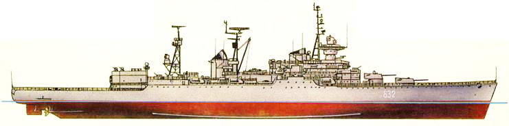Крейсер управления Адмирал Сенявин проект 68У21973 г Большой - фото 2