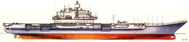 Тяжелый авианесущий крейсер Адмирал флота Советского Союза Кузнецов проект - фото 5