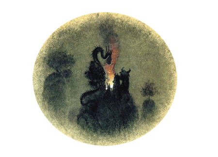 Вечером звери с Драконом собрались у огня чтобы отдохнуть перед испытанием - фото 5