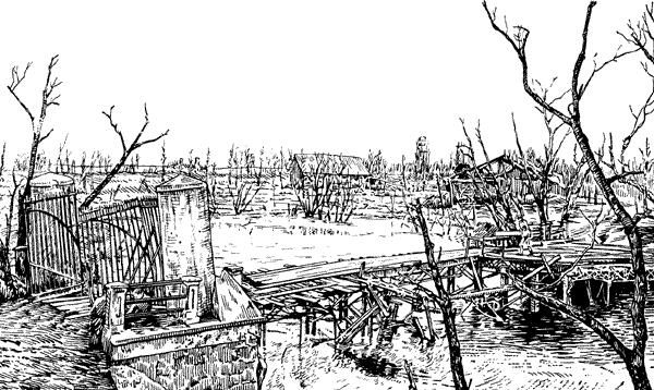 Фиг 7б Заречный форт мост через горжевой ров Заречная позиция Фиг - фото 15