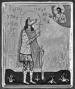 Рис 5 Христианский святой Христофор Псеглавец Старообрядцы до сих пор рисуют - фото 5