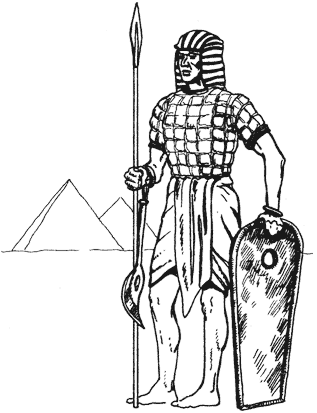 Египетский пеший воин Древние египтяне занимали географическое положение - фото 1